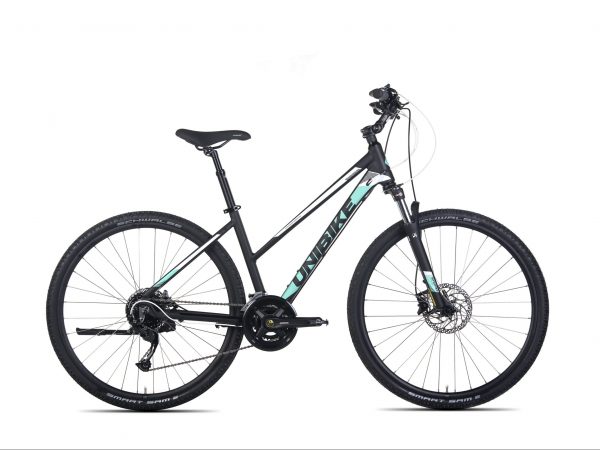 UNIBIKE CROSSFIRE D-19 CZARNO-TURKUSOWY